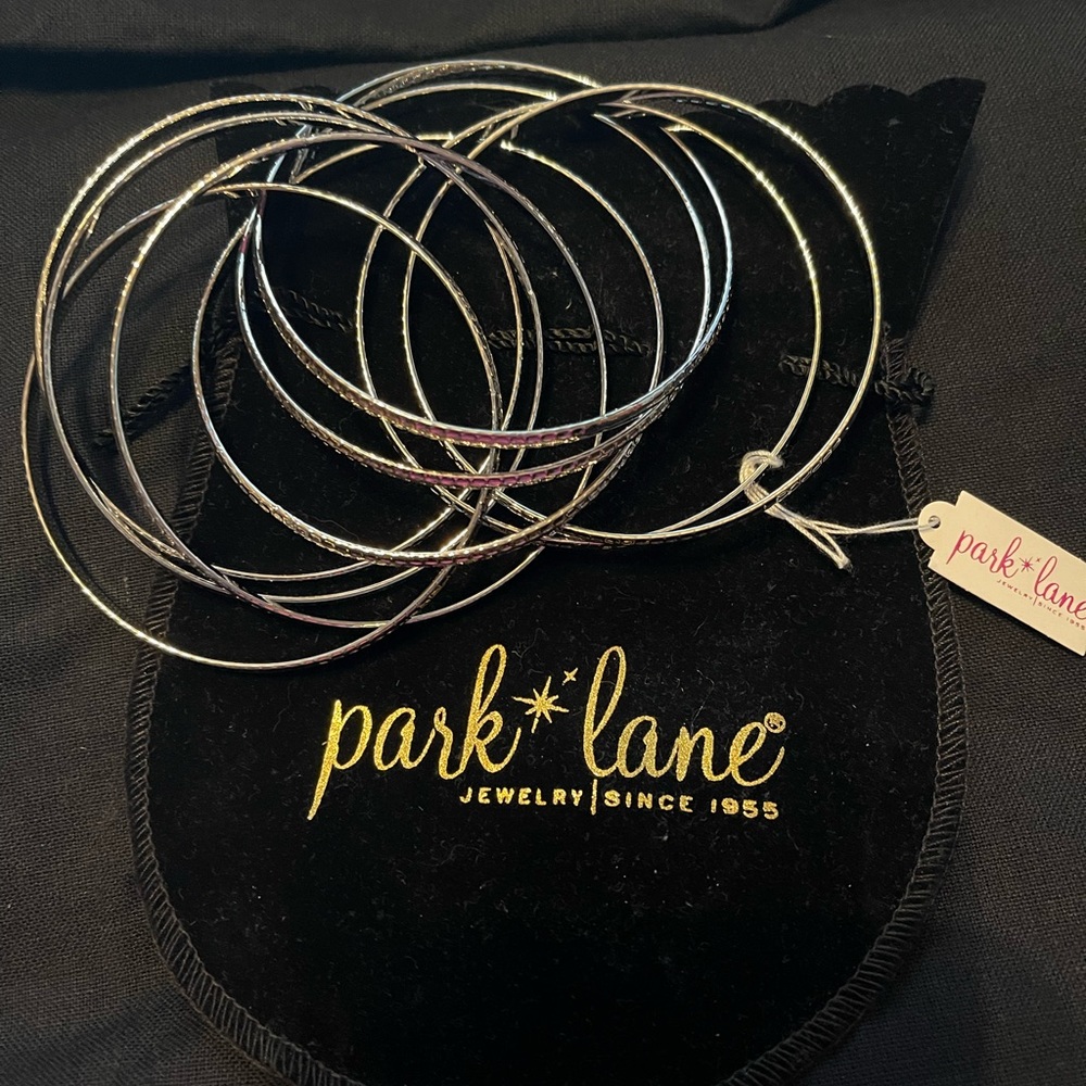 Park Lane Volume silver bangles - NWT